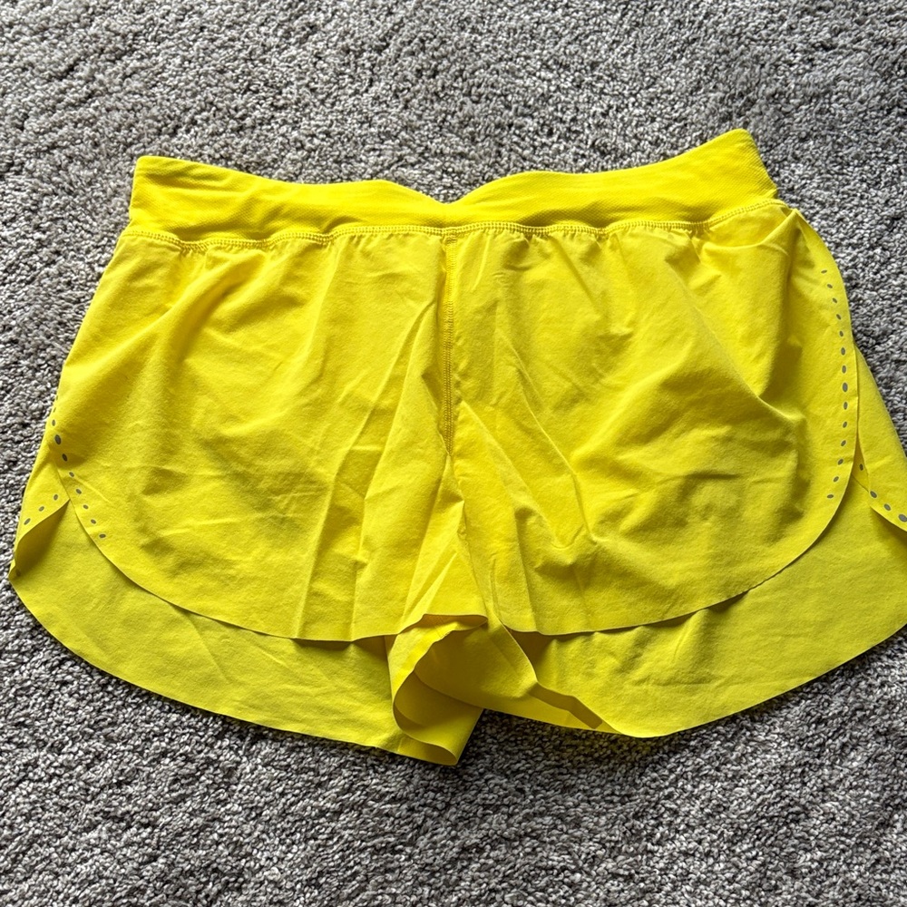 Lulemon Yellow Women's Find Your Pace Shorts